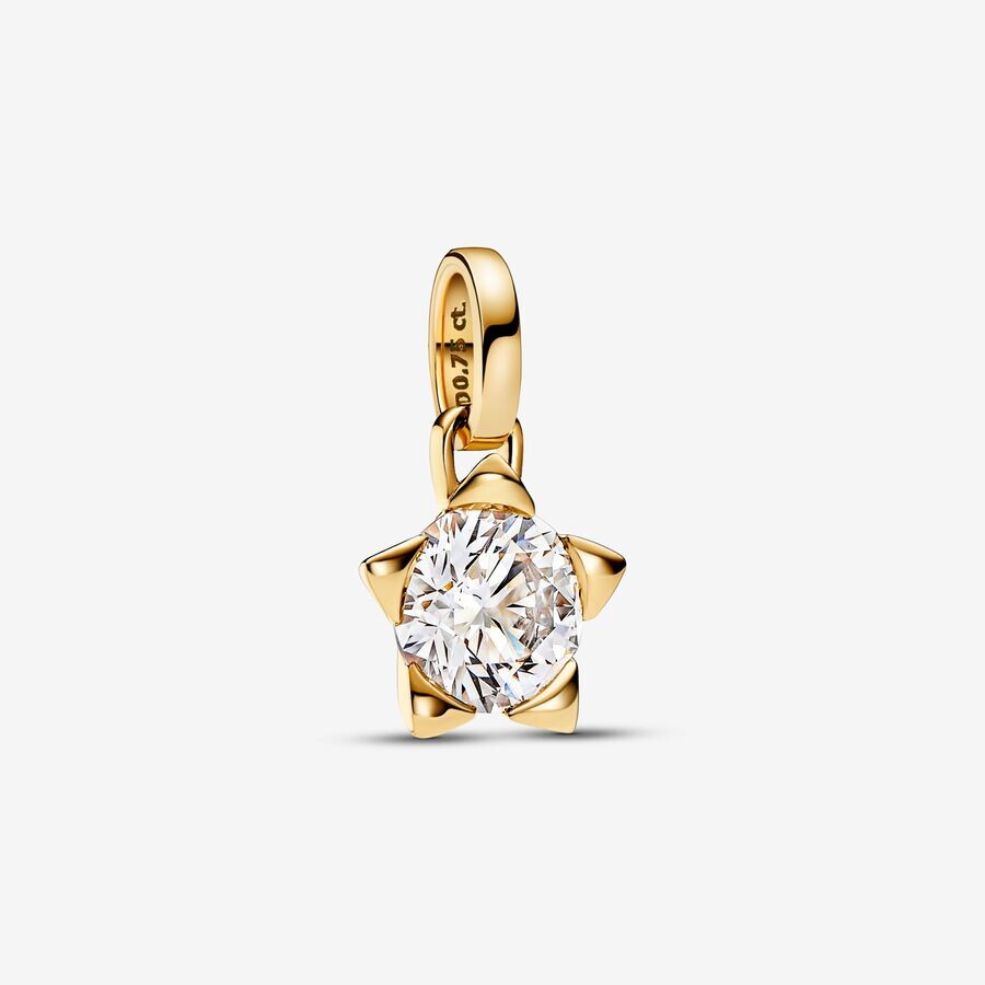 

Подвеска Pandora Talisman Star, 0.75 карат, золото/бриллиант