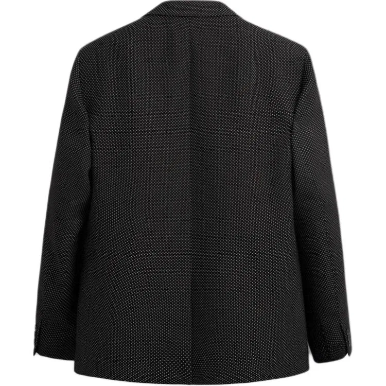 Мужской деловой костюм с умеренным воротником Black ZARA, Черный — фото 3