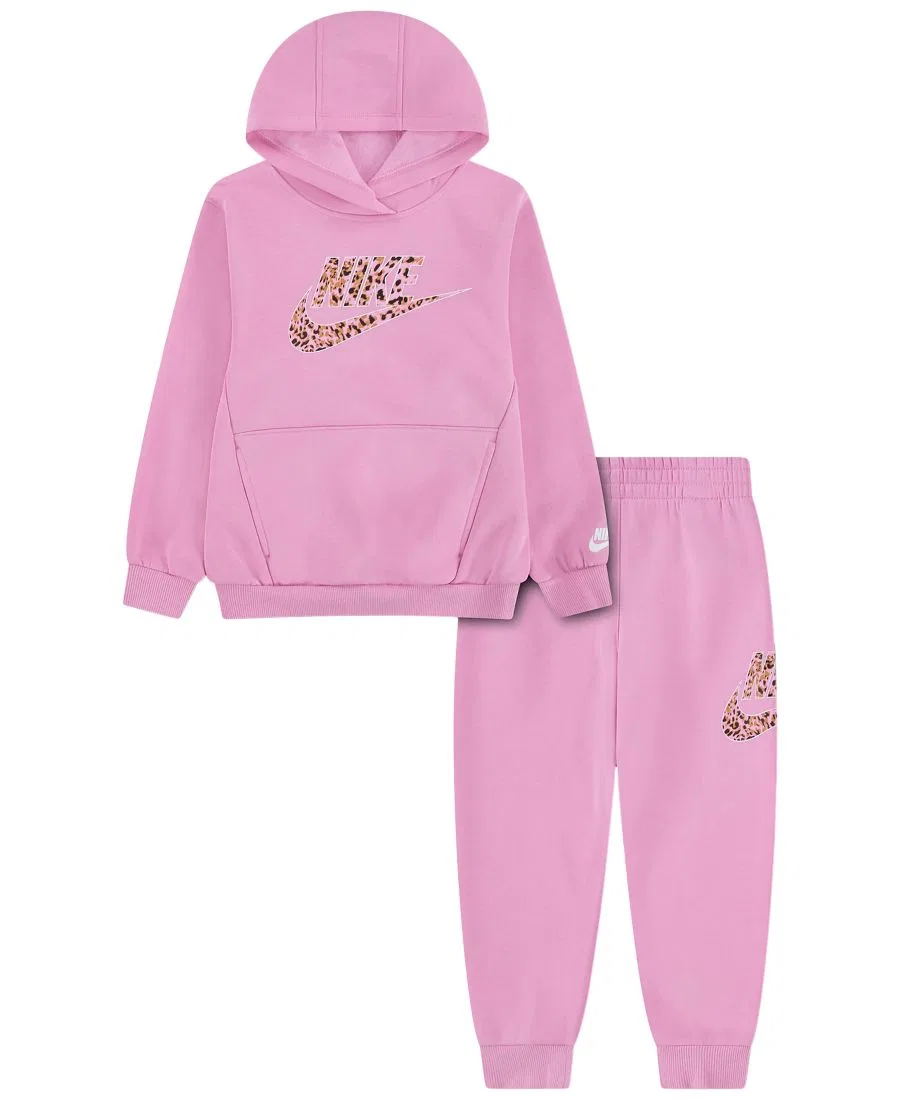 Комплект худи и джоггеров с принтом Futura Nike, Pink Rise