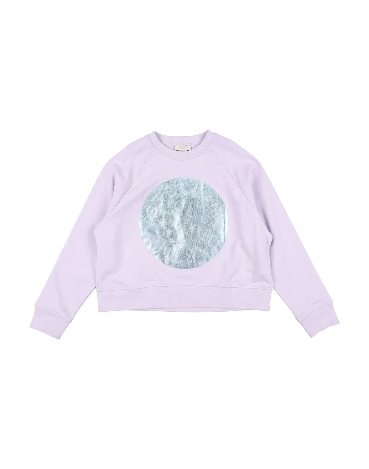 Детский свитшот для девочек с принтом Stella McCartney Kids, сиреневый