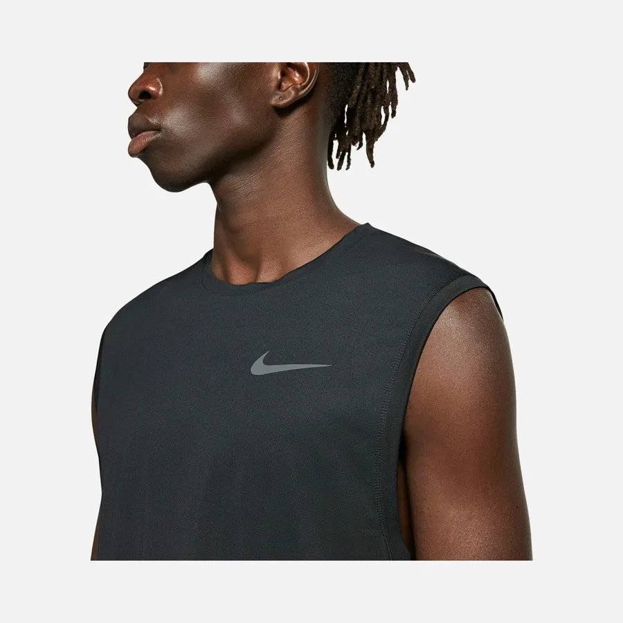 Спортивный топ без рукавов Nike Pro Dri-Fit Tank, Серый — фото 4