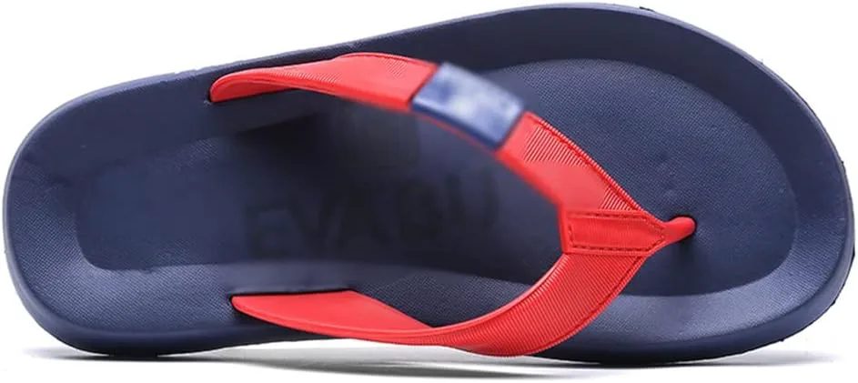Men's Flip Flops Summer Non-Slip Outdoor Сандалии Flip Flops Leisure Rubber Beach Shoes (Color : C Size : 39) THTYJHMJQEWQDSGNH — фото 2