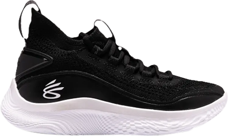 

Кроссовки Curry Flow 8 GS Black White, черный