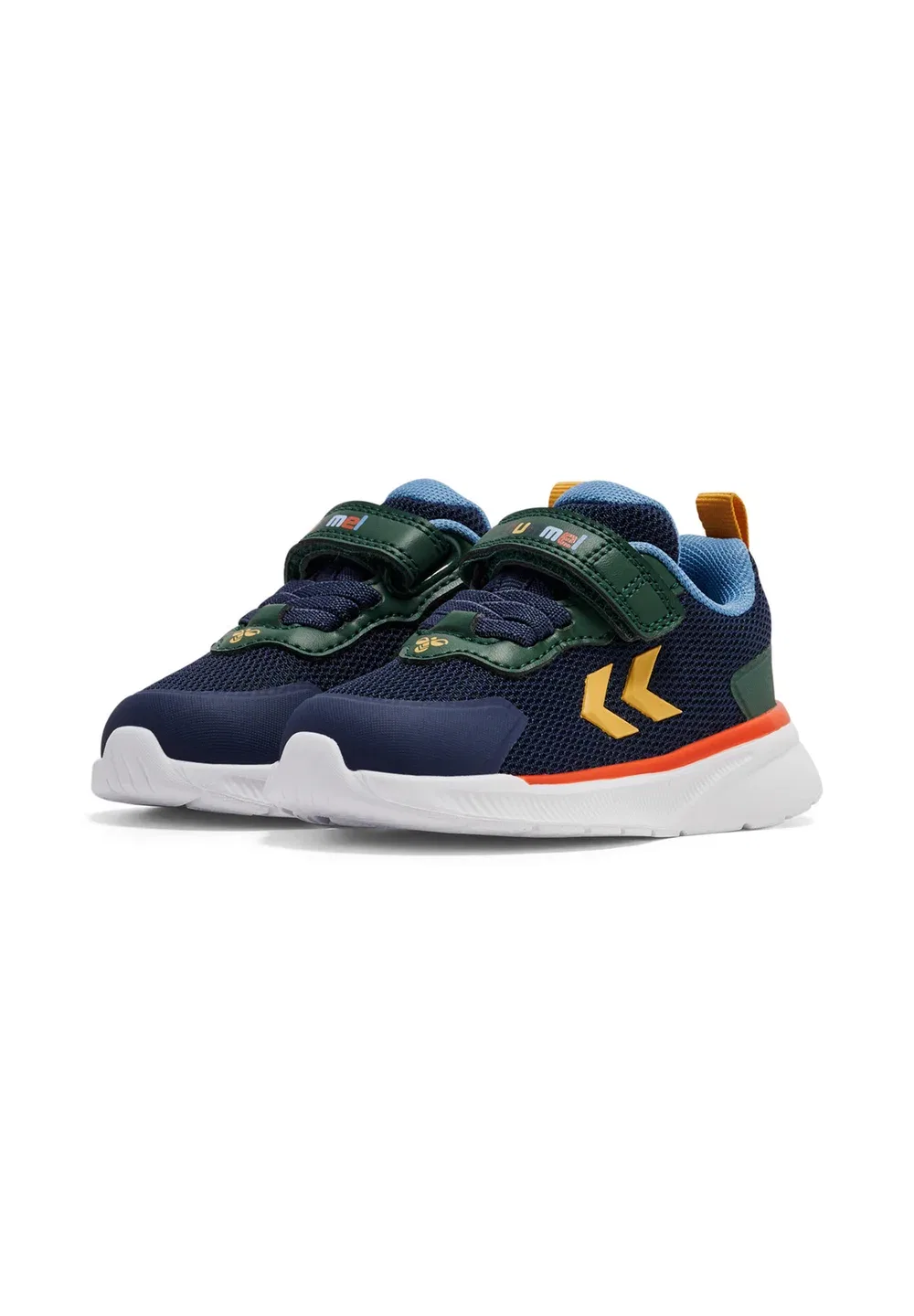 Детская обувь для скейтбординга Actus tr breather унисекс Hummel, Black/Iris Multi Colour — фото 2