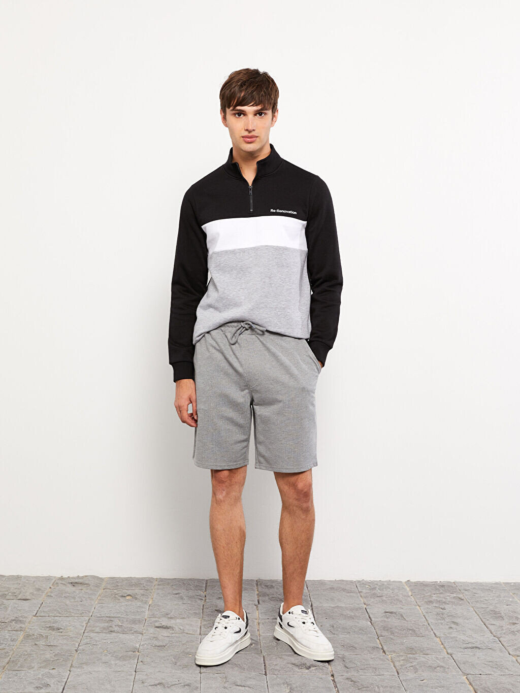 

Мужские шорты Slim Fit с эластичной резинкой на талии LCW Casual