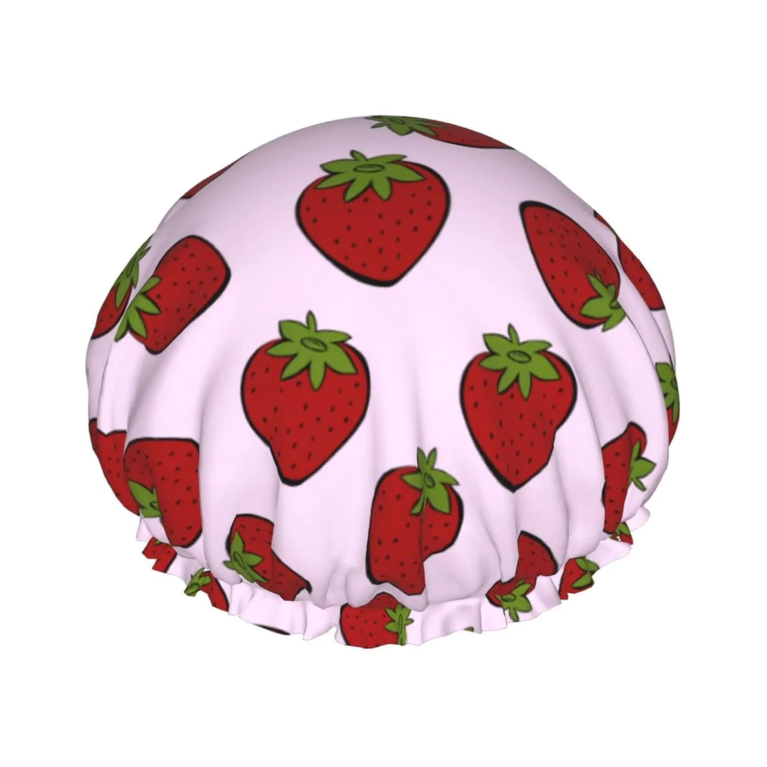 Шапочка для душа, Oudrspo, Strawberries Print