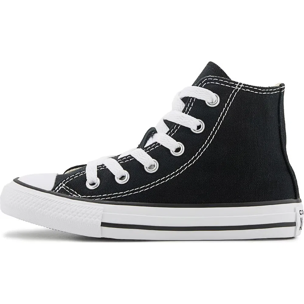 Детские высокие кроссовки Chuck Taylor All Star Converse, Black/White — фото 3