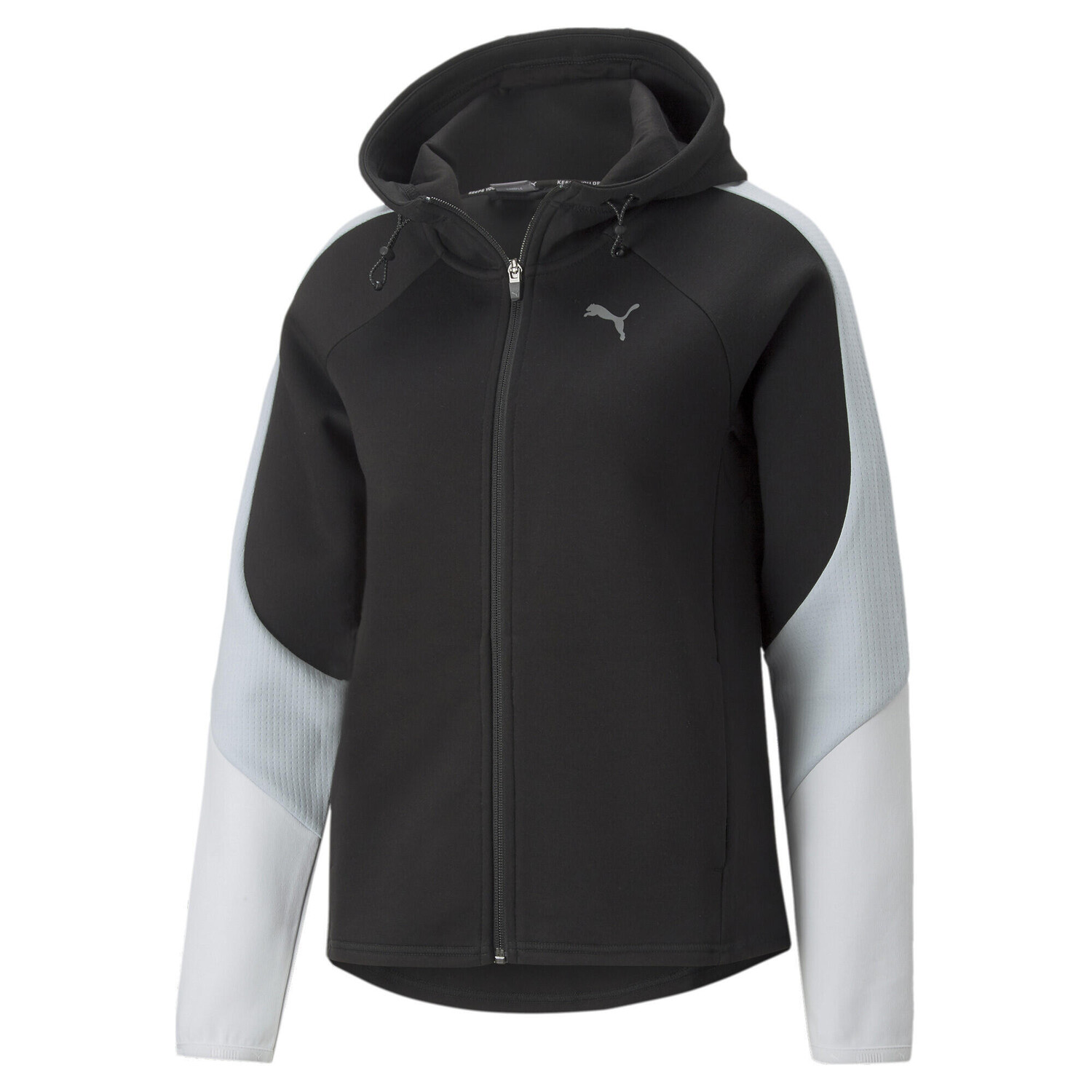 

Женская толстовка Puma Evostripe Zip, черно-белый