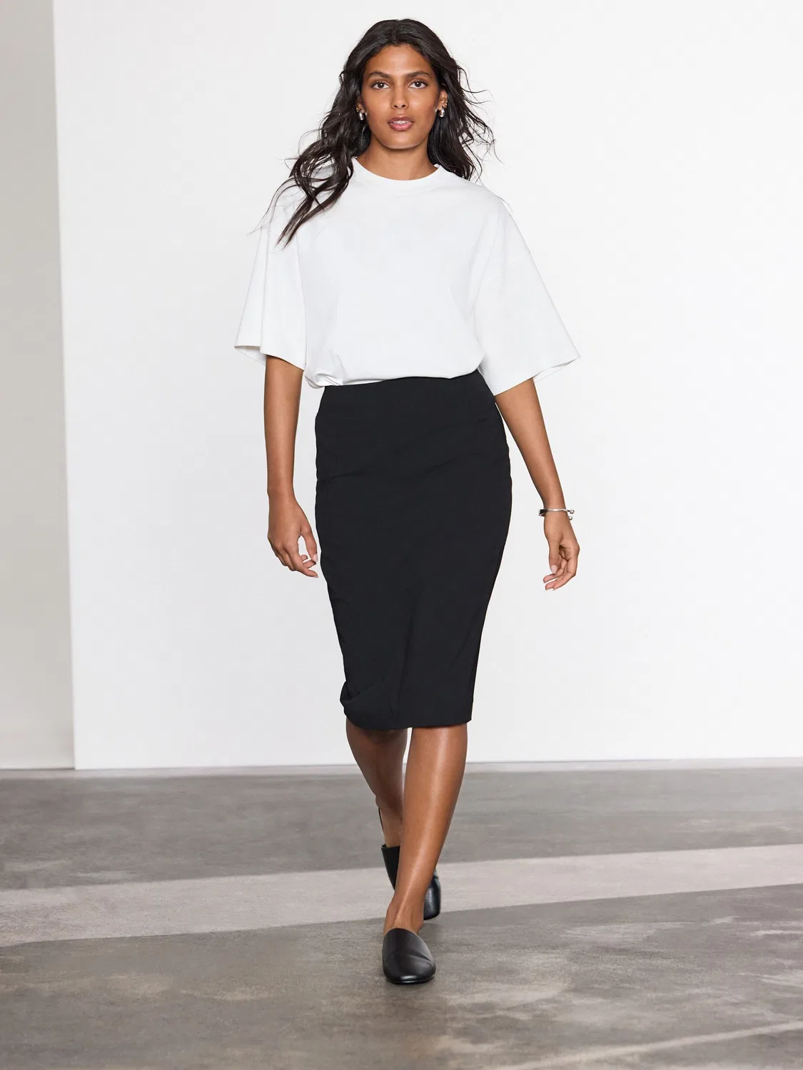 Юбка-карандаш Tailored Pencil Skirt Next, черный