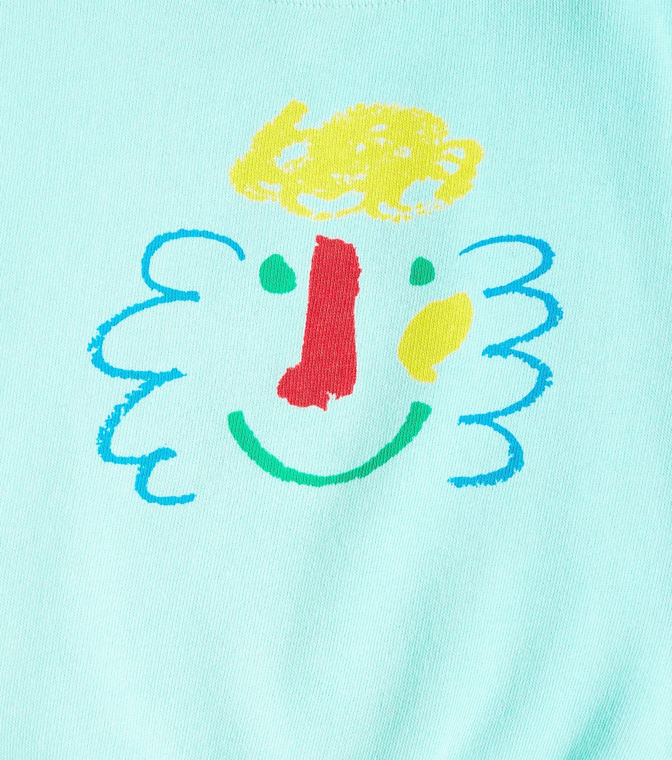Детская толстовка из джерси с длинным рукавом Happy Face Bobo Choses, синий — фото 3
