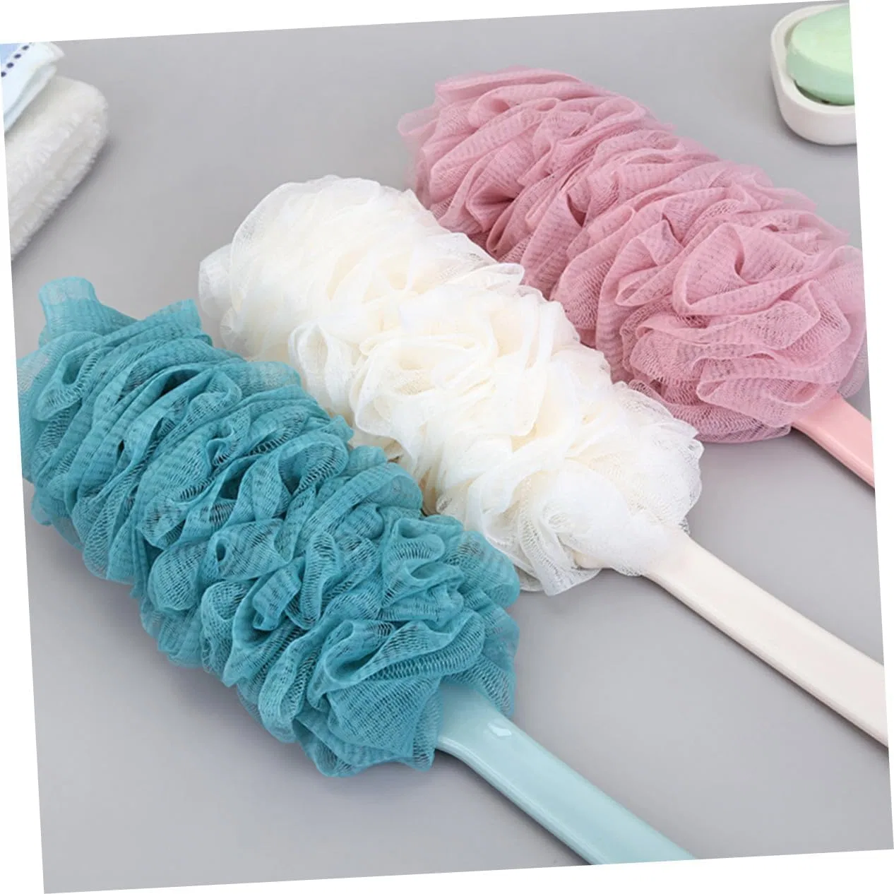 Набор щеток для душа, PE, 3 шт, 43 см, Assorted Colours Beatifufu — фото 3