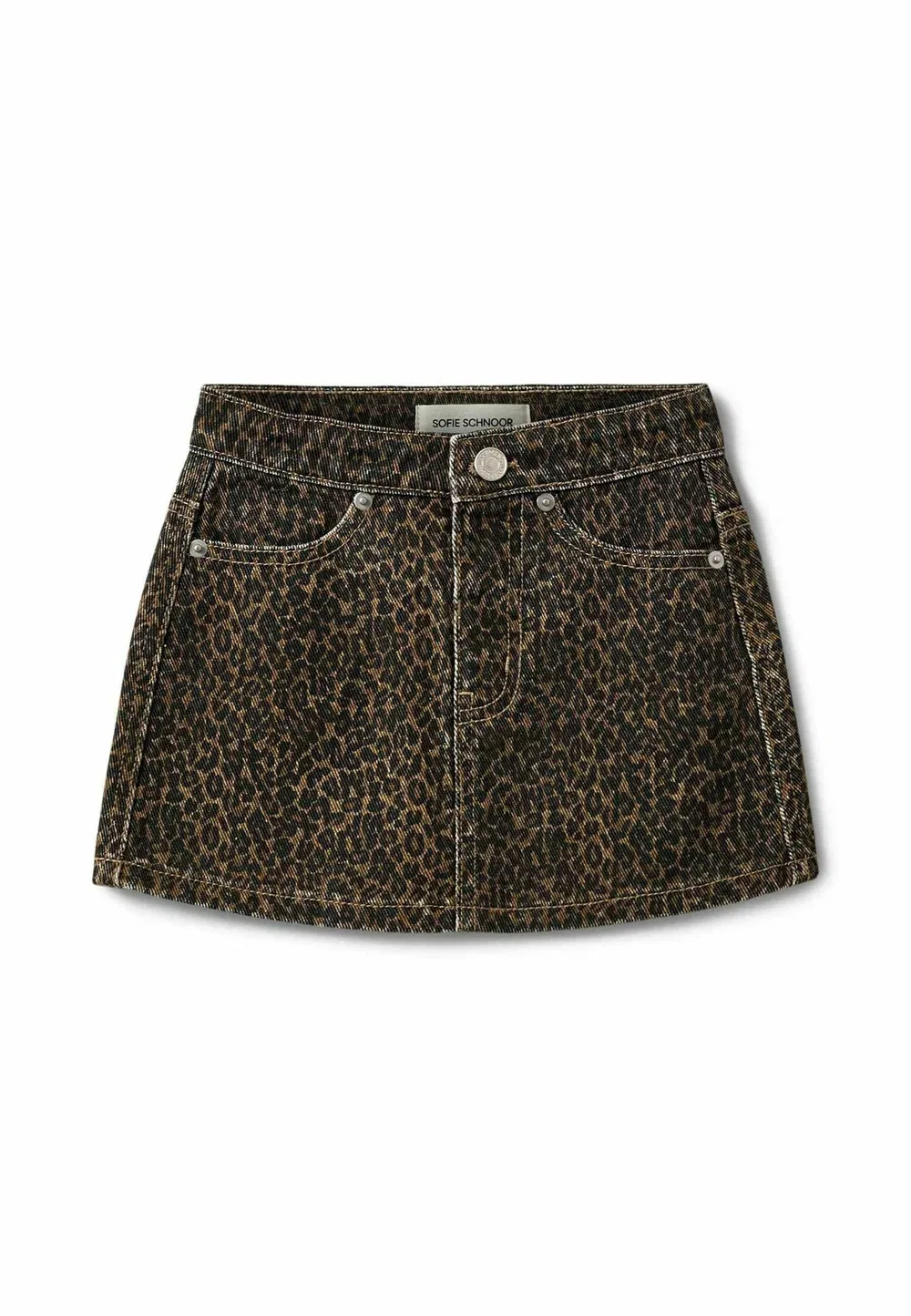 Callykb - джинсовая юбка Sofie Schnoor, Leopard