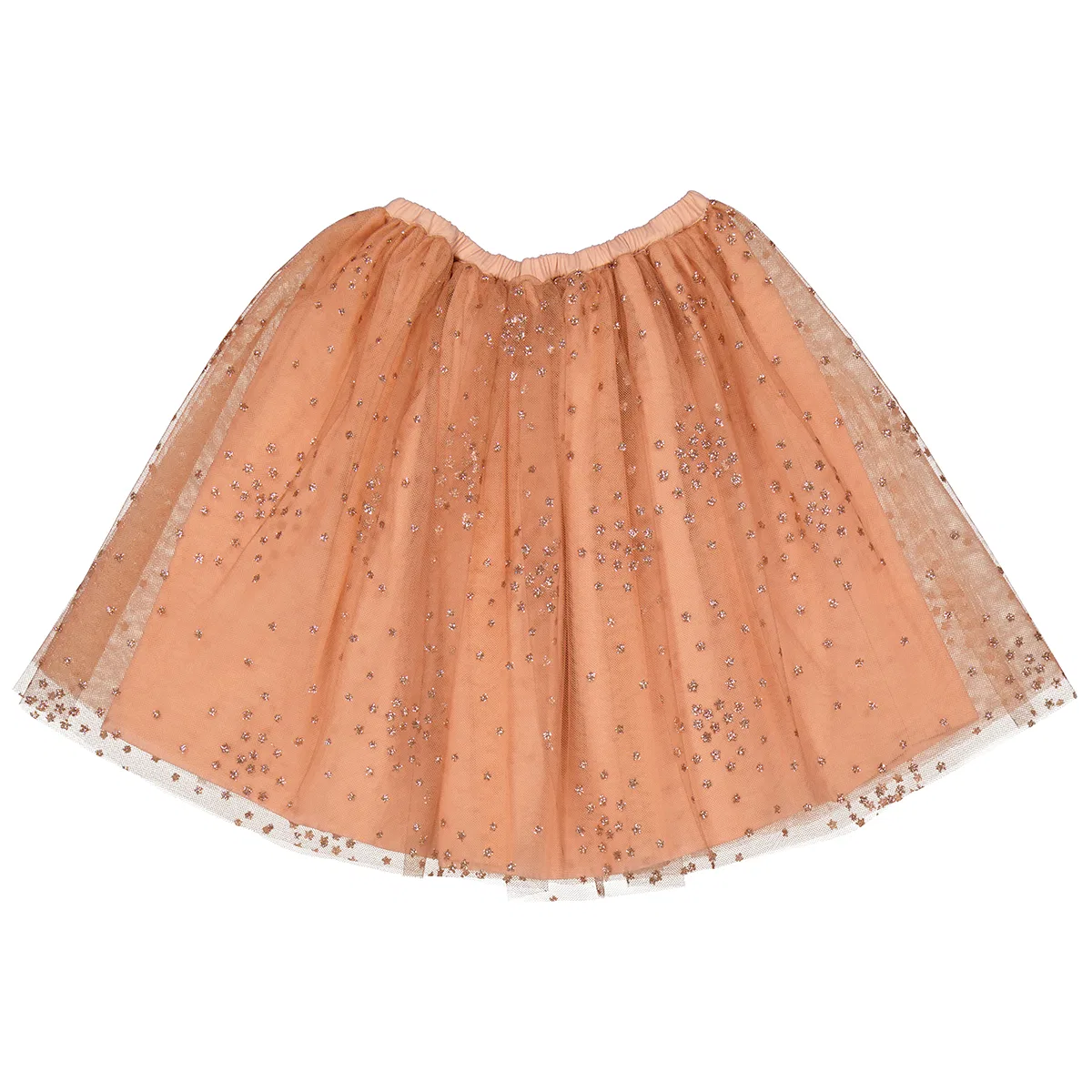 Юбка-пачка из фатина с блестками Girls Tulle Tutu Glitter Stars Skirt Bonton, Imp Etoile Rose — фото 2