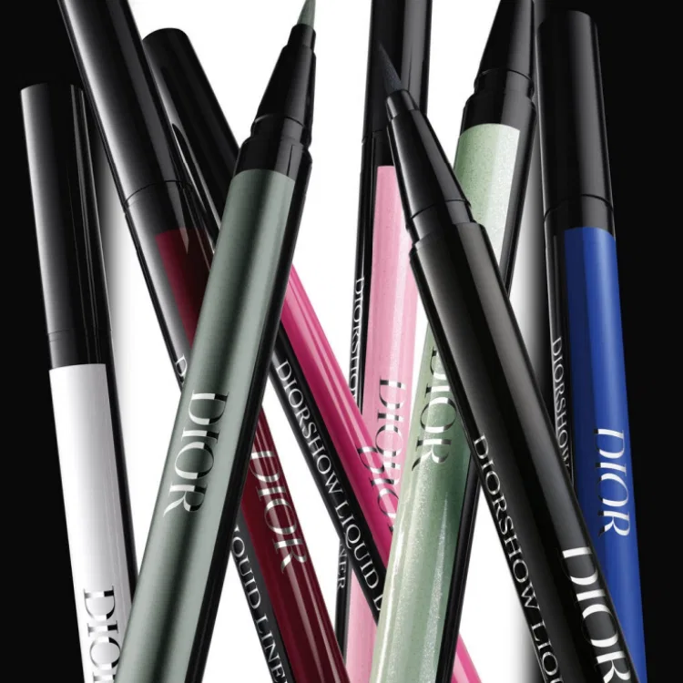 Женская подводка для глаз с кисточкой, модель Ultra Precise, DIOR, Satin Black — фото 4
