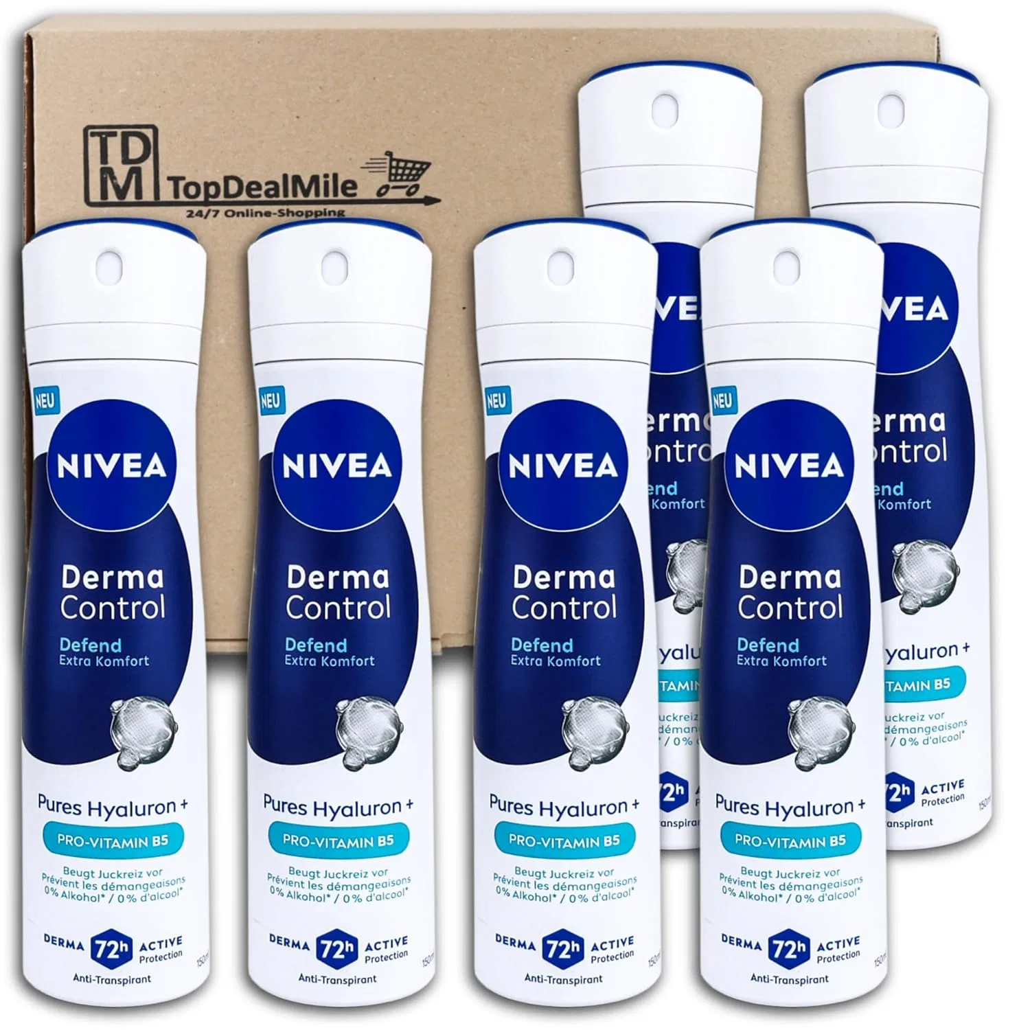 Дезодорант-антиперспирант NIVEA Floral Love, 6 x 150 мл