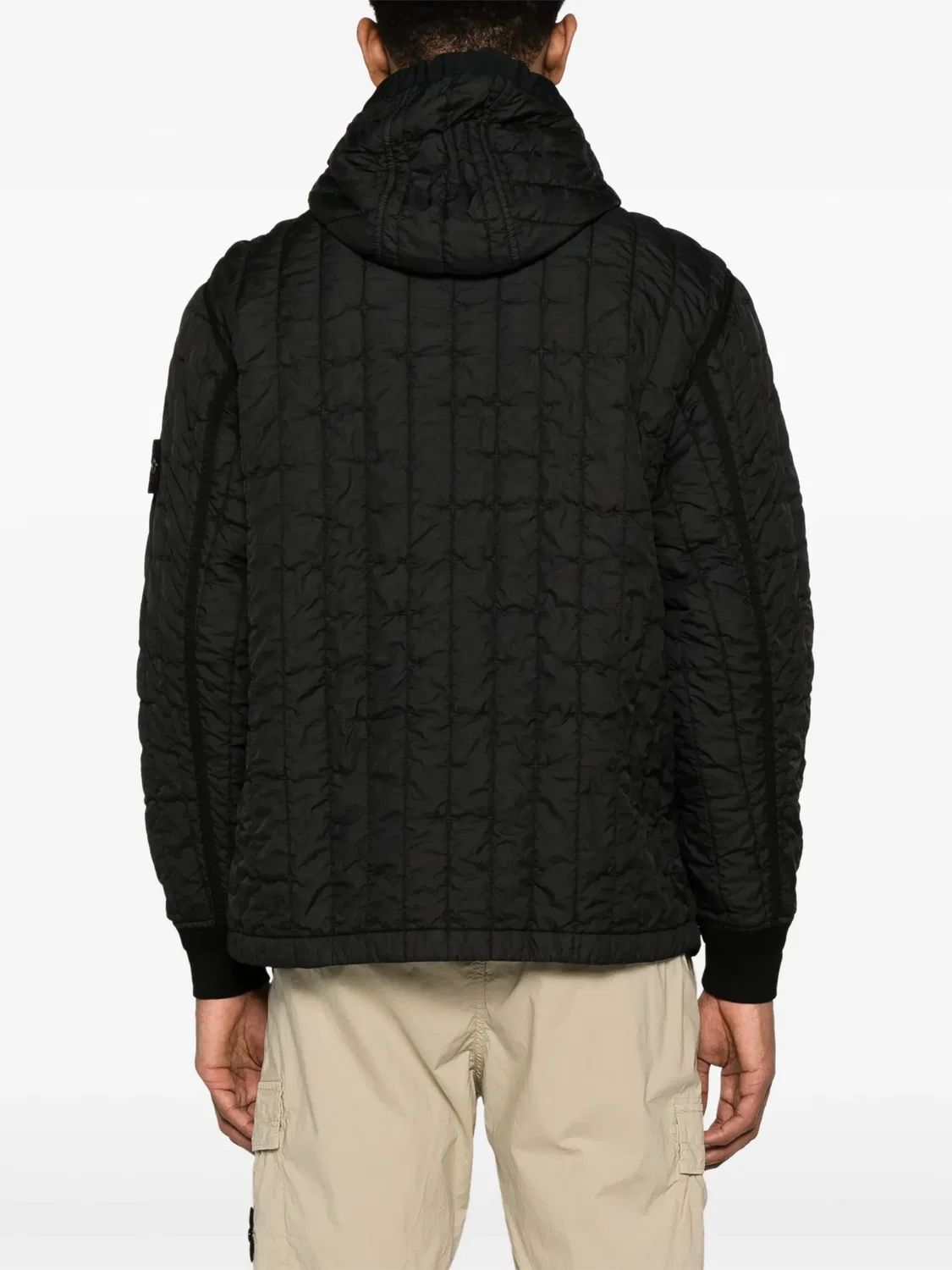 Куртка с фартуком и стеганым покрытием Stone Island, черный — фото 4