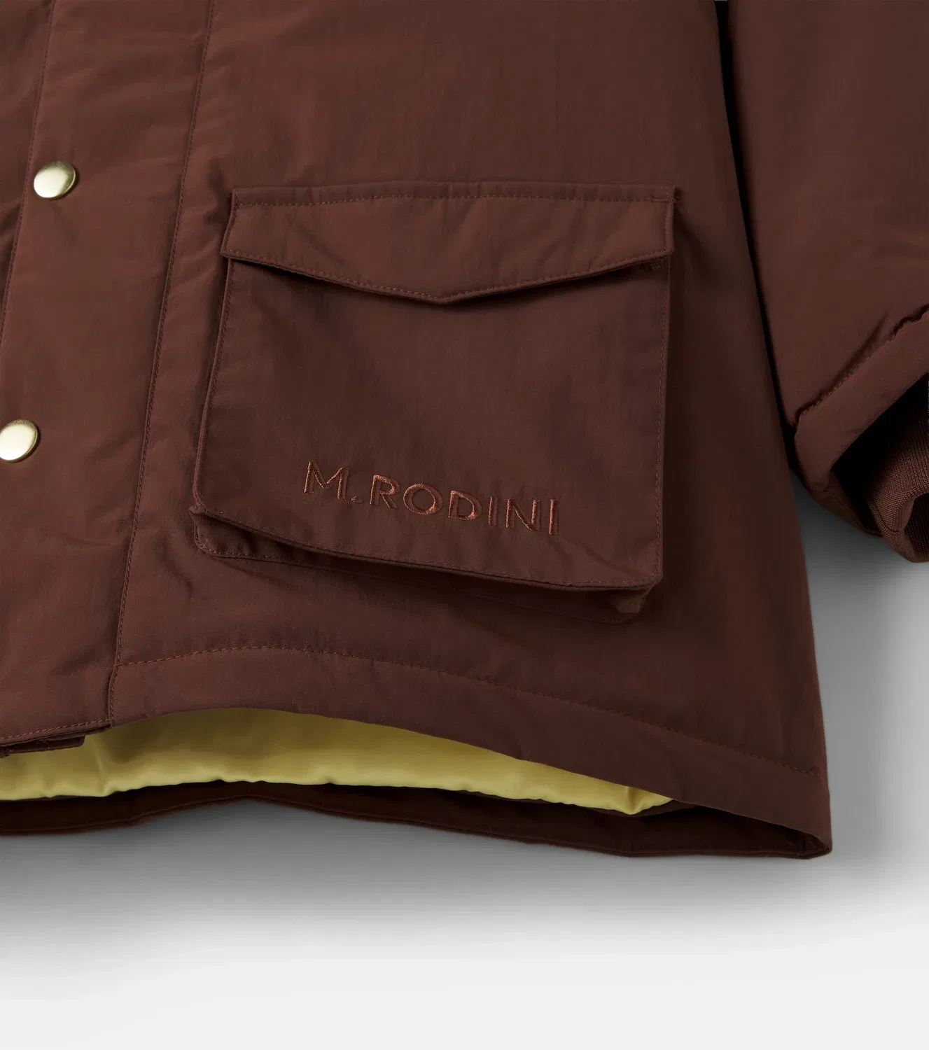 Легкая куртка с вышивкой Mini Rodini, коричневый — фото 4
