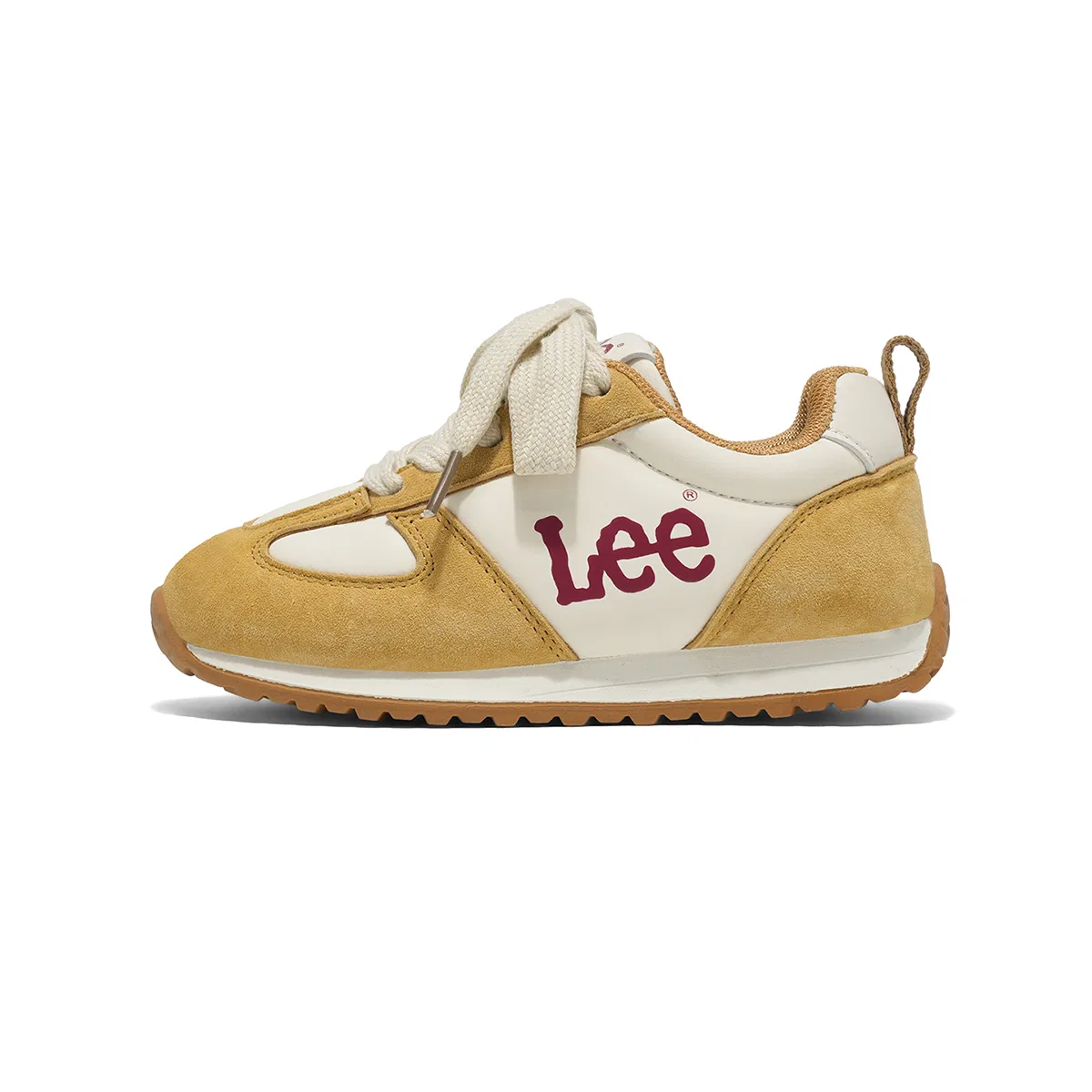 Детские кроссовки из синтетической кожи и текстиля с длинным рукавом Lee, Yellow