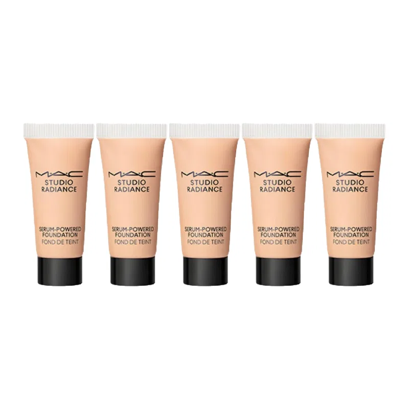 Женский набор пробников тонального крема MAC Custom Gilded Liquid Foundation, MAC, #N11 5ml*5