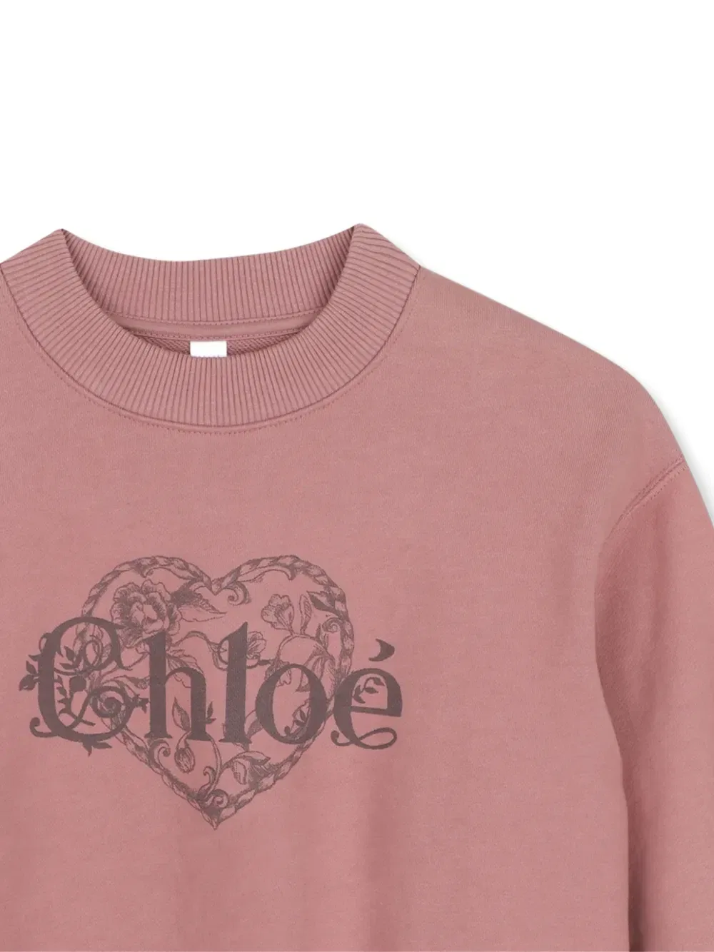 Свитер с логотипом Chloe Kids, розовый — фото 3