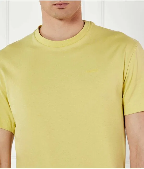 Мужская футболка хлопковая Calvin Klein, Giallo — фото 4