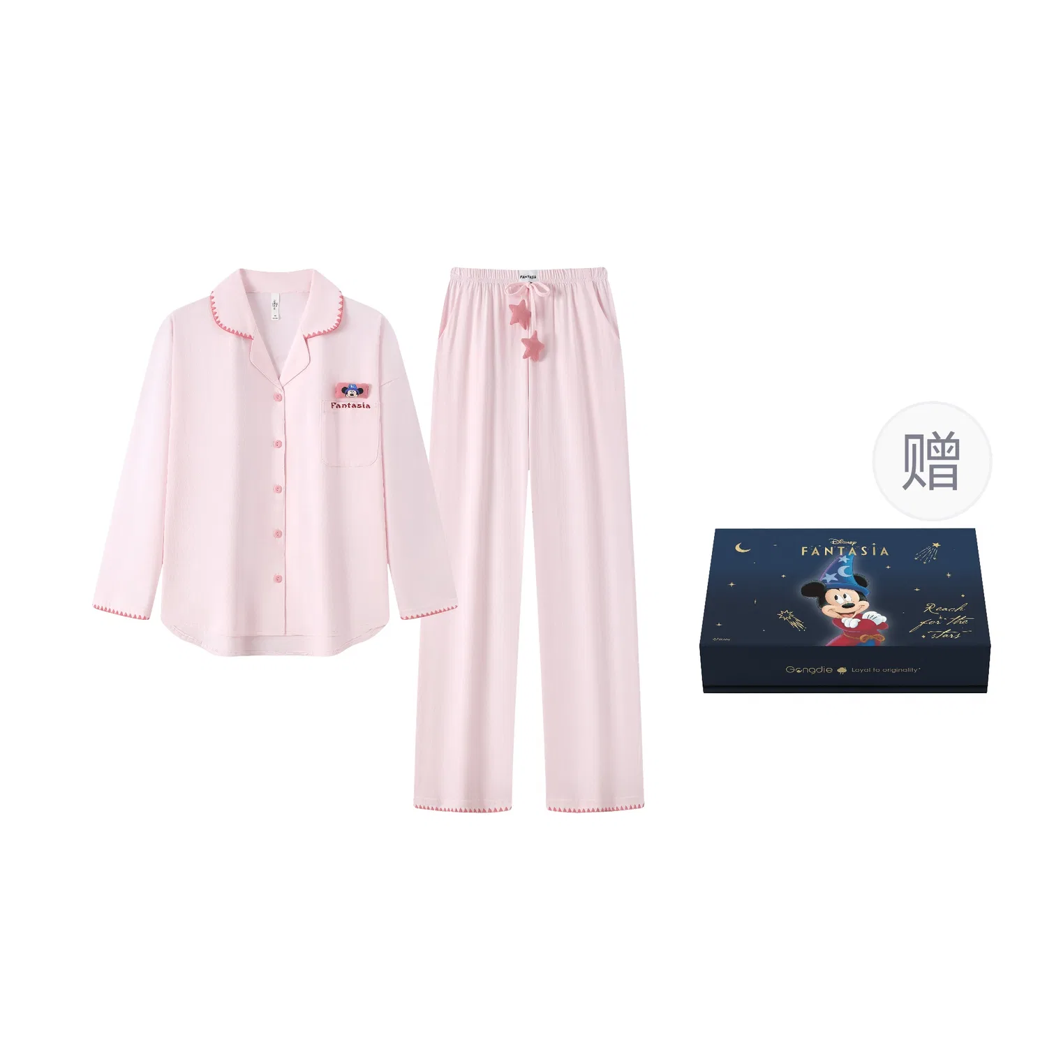 Детский комплект пижам с принтом в стиле Дисней x Disney Blue Gongdie — фото 3