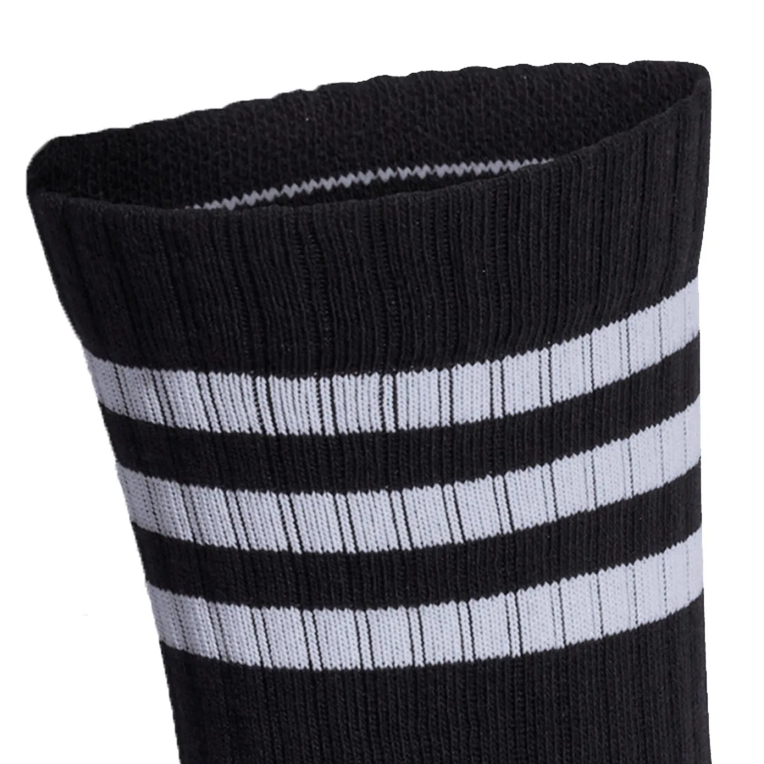 Носки с длинным голенищем 3-Streifen Cushioned Crew Socken, Adidas, Schwarz / Weiss / Schwarz — фото 3