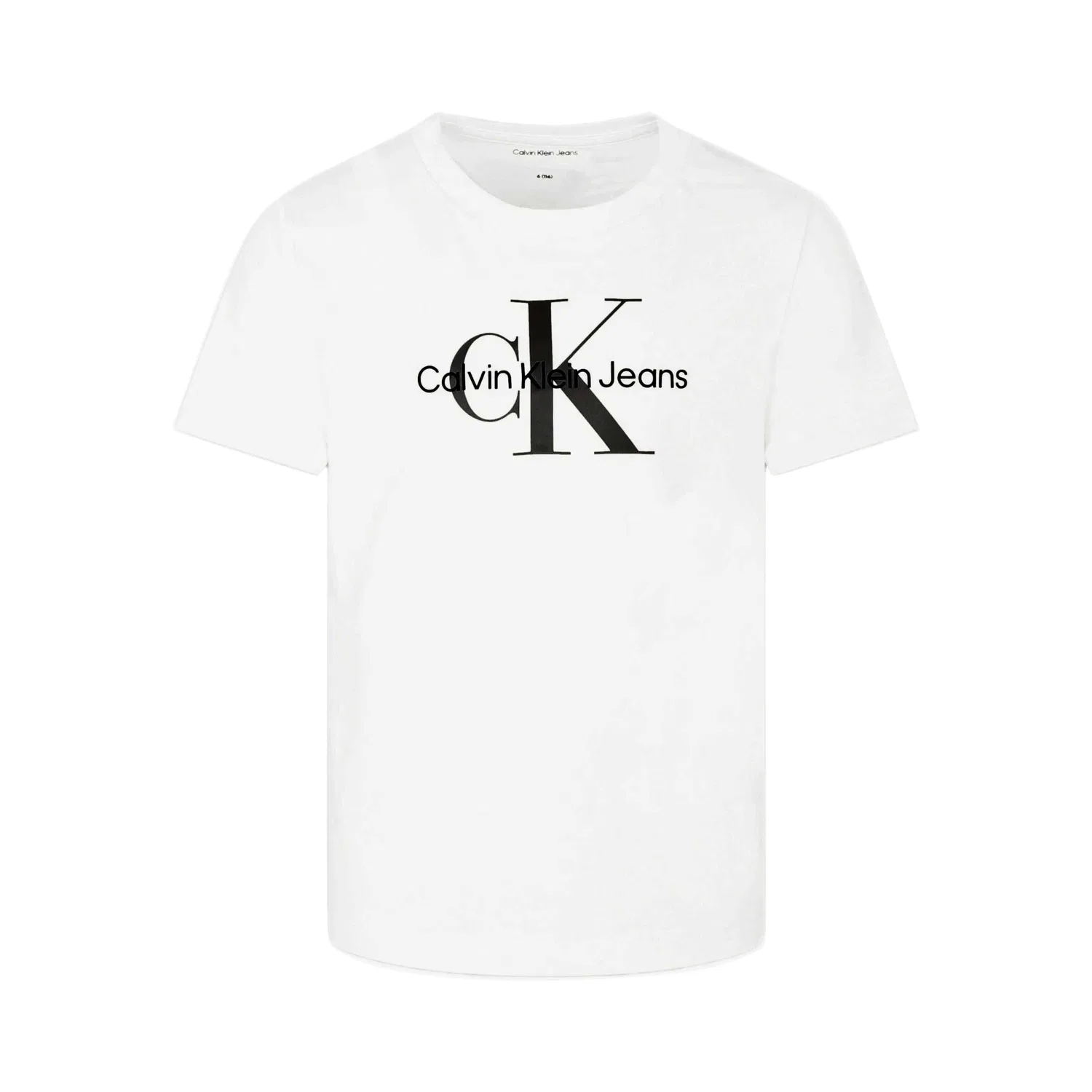 Футболка для детей с круглым вырезом Calvin Klein, White