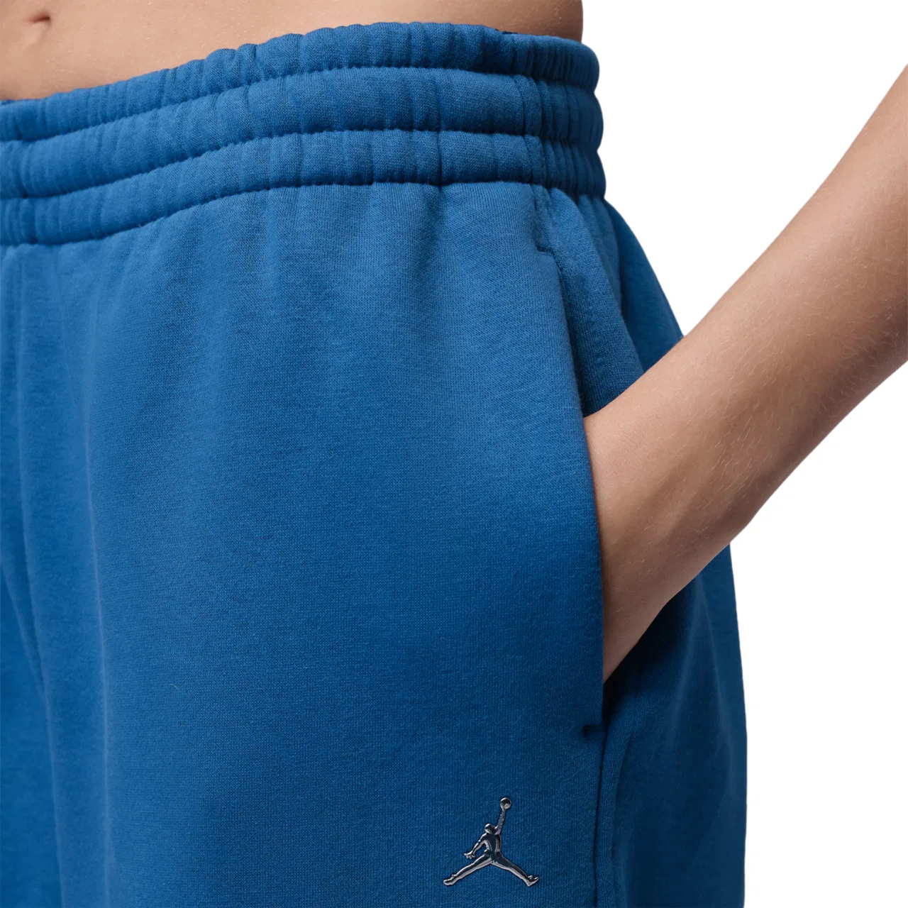 Женские спортивные штаны из футера с логотипом Jordan Brooklyn Fleece Jogger Pant BB, True Blue — фото 4