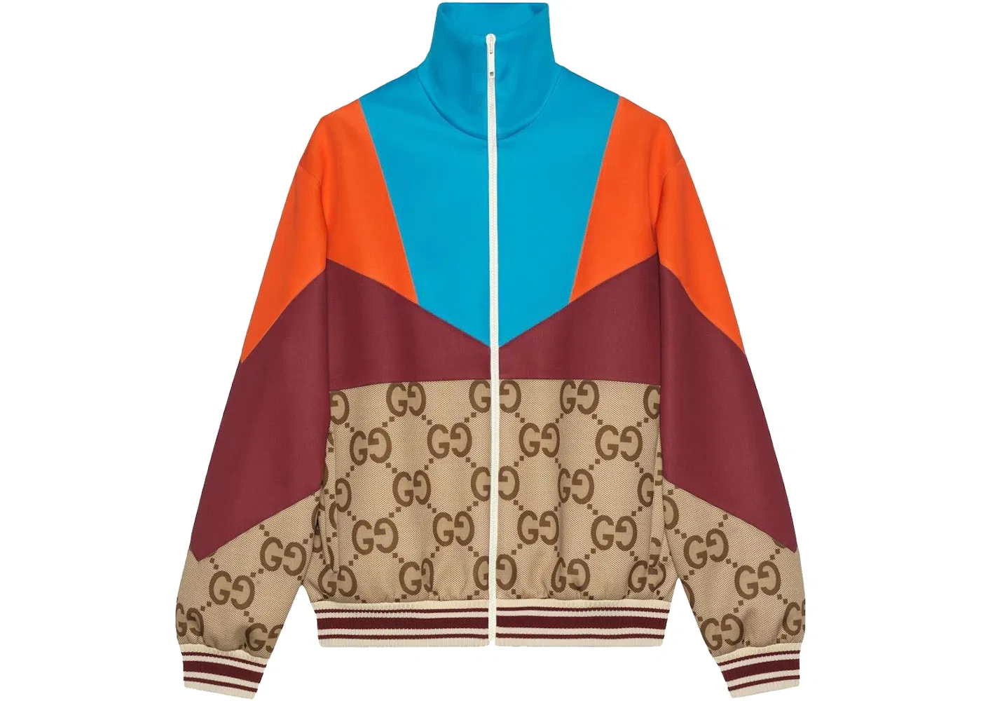 Мужская куртка-трек с принтом Gucci, Multicolour