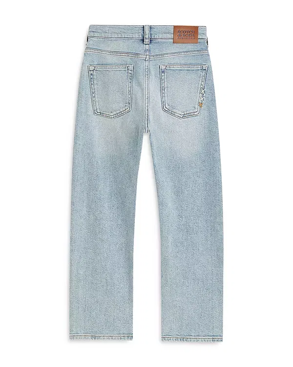 Детские джинсы для мальчиков с эффектом потертости The Pitch Loose Jeans Scotch & Soda, Borderland — фото 2