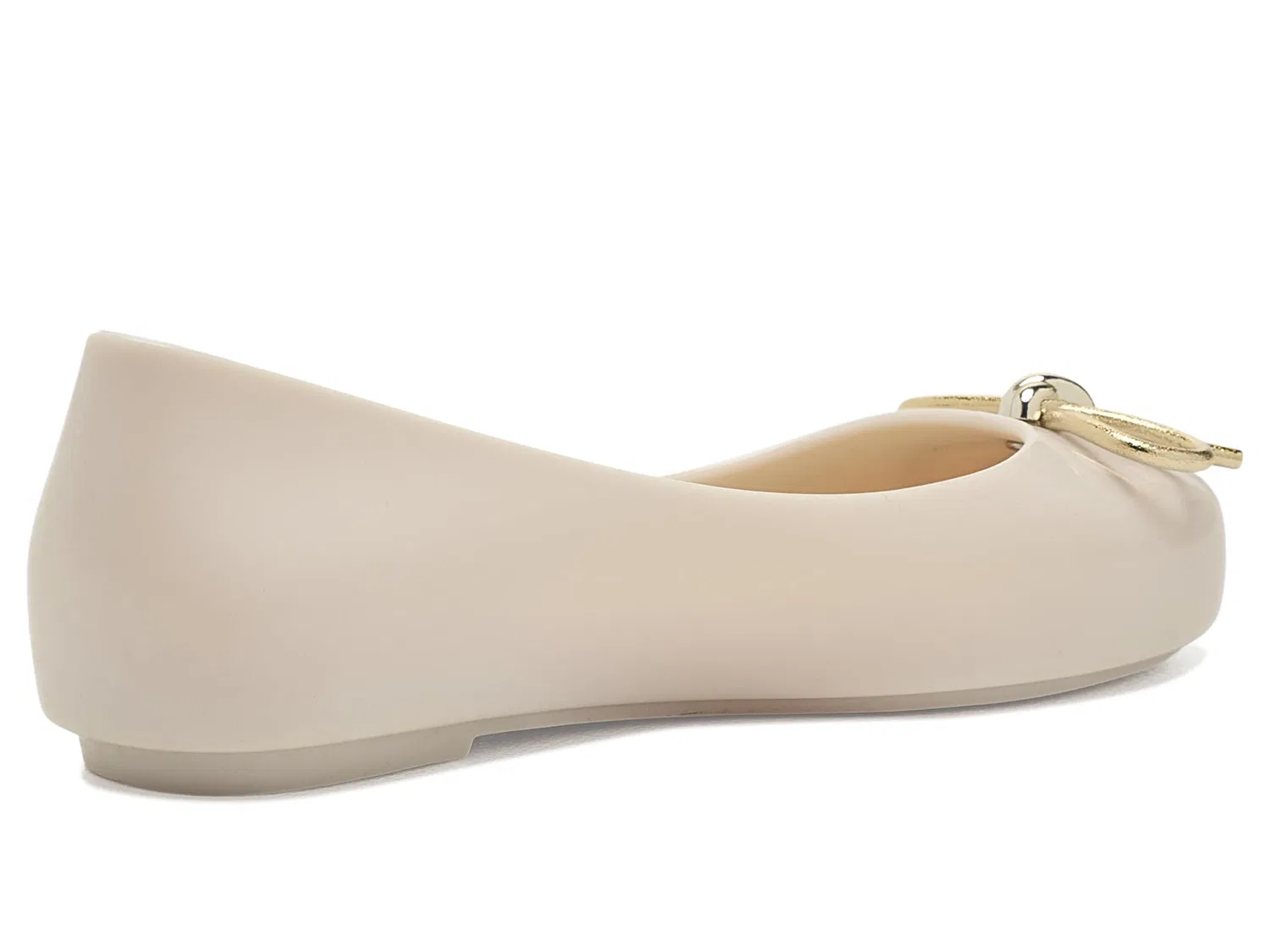 Балетки Sweet Love Chrome (для маленьких и больших детей) Mini Melissa, Beige/Gold — фото 4