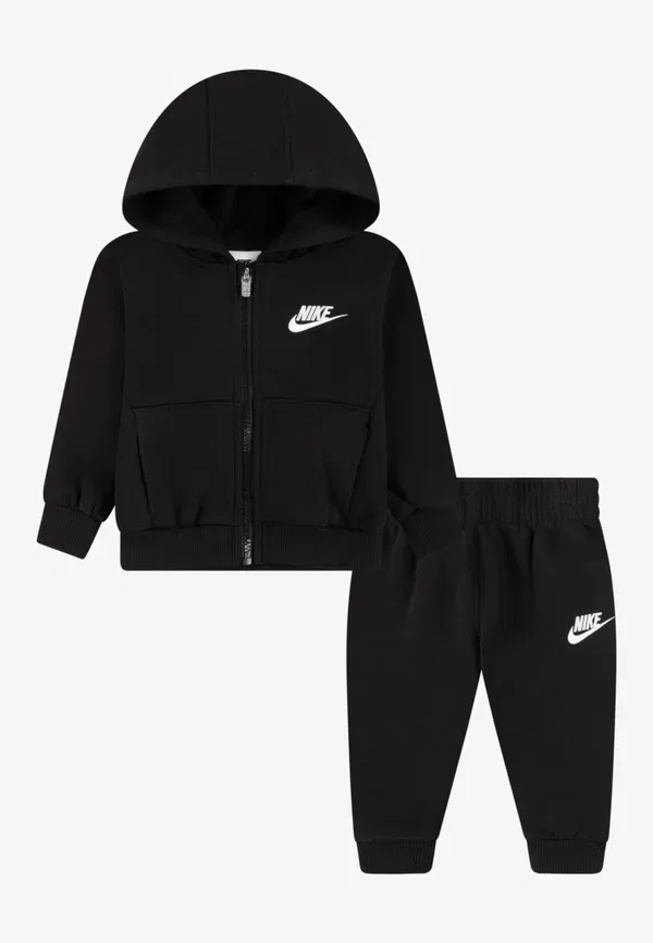 Комплект из худи и брюк, хлопок и полиэстер, Club unisex set Nike Sportswear, черный