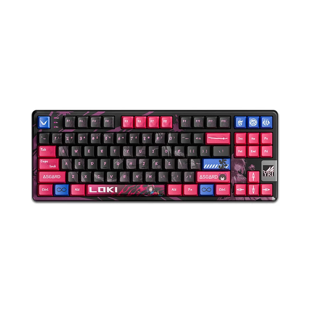 

Игровая беспроводная клавиатура Valkyrie VK87, LOKI, чёрный, английская раскладка