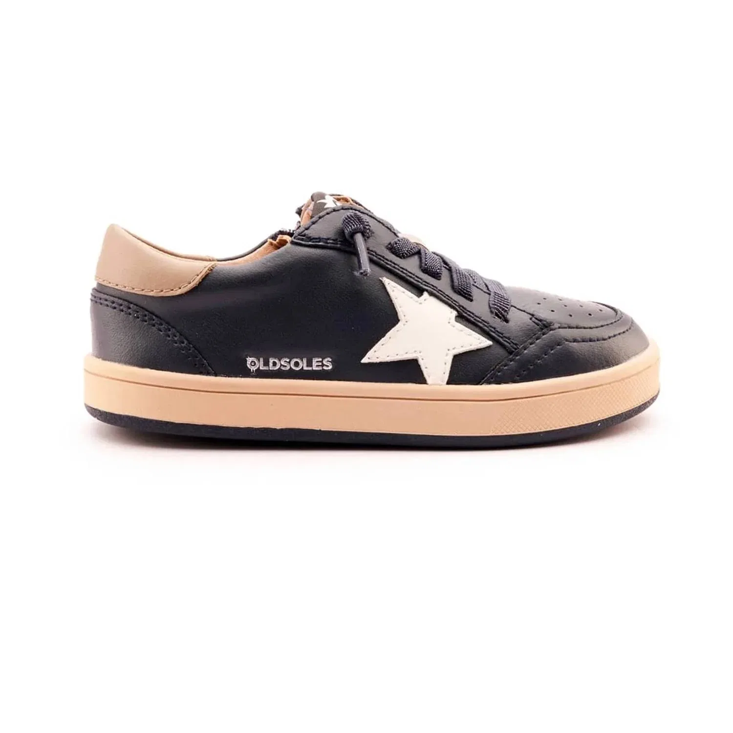 Детские кроссовки низкие с перфорацией Platinum Runner Low Top Sneaker Old Soles, темно-синий