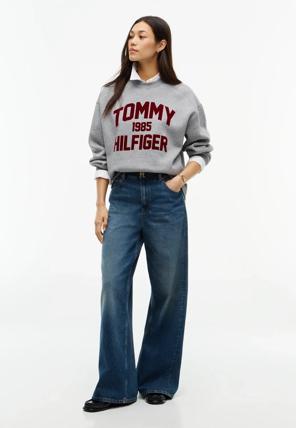 Varsity - толстовка Tommy Hilfiger, Medium Grey Heather — фото 2