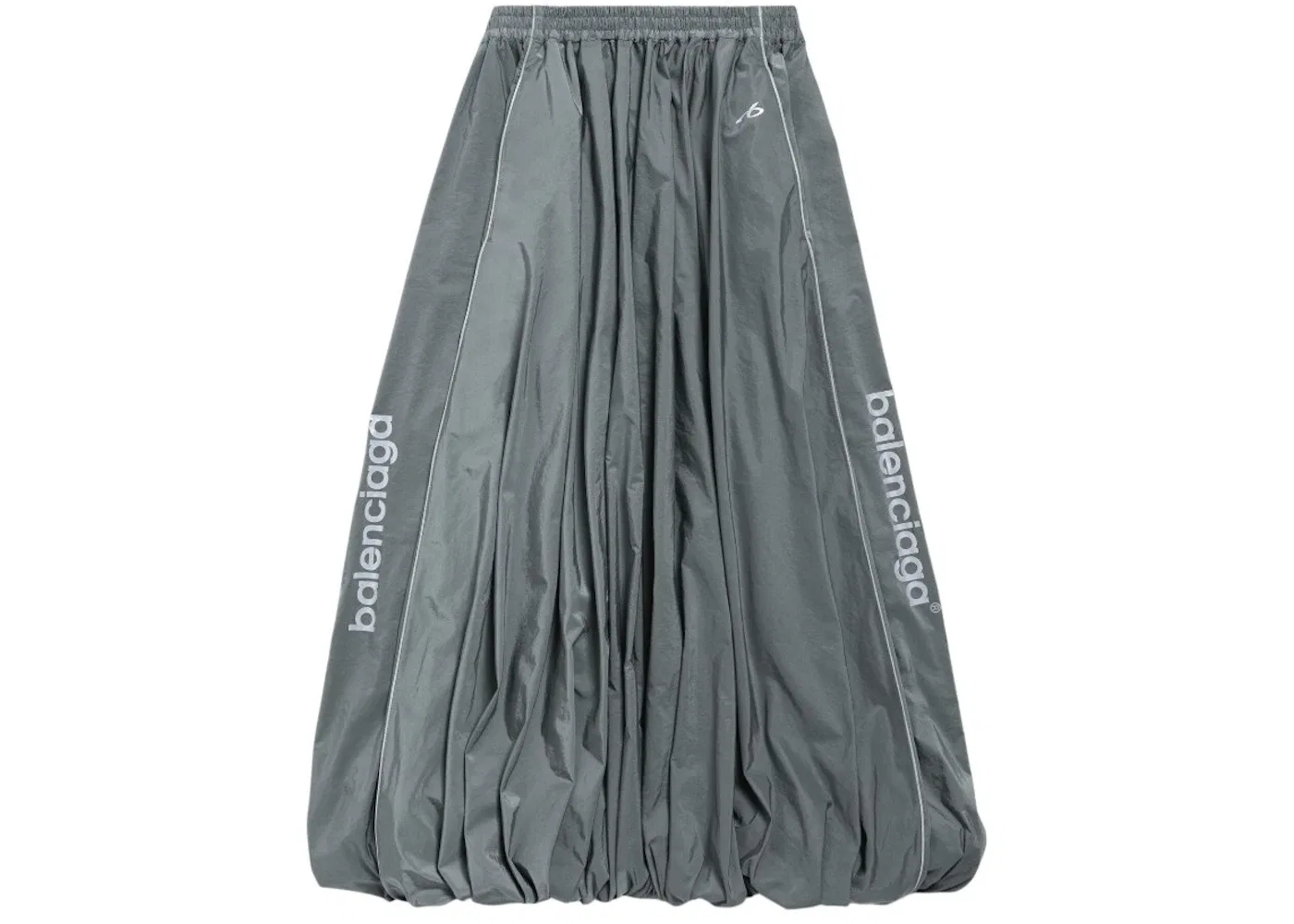 Женская юбка-баллон с принтом Balenciaga Skirt, Elephant Grey