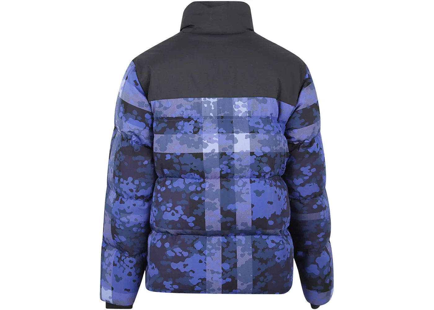 Мужская пуховая куртка с камуфляжным принтом Burberry, Blue/Black — фото 2