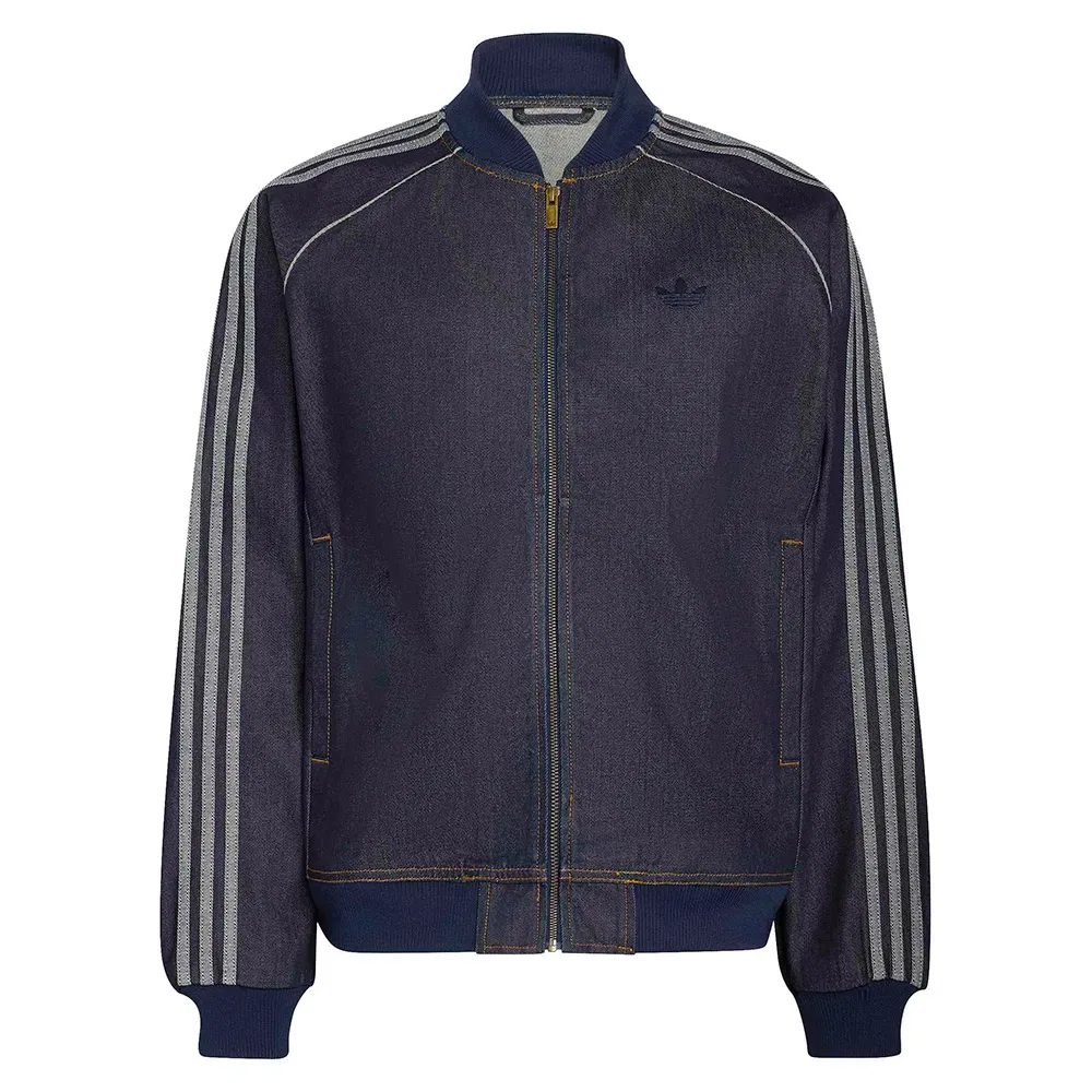 Джинсовая куртка Adidas Originals, синий — фото 3