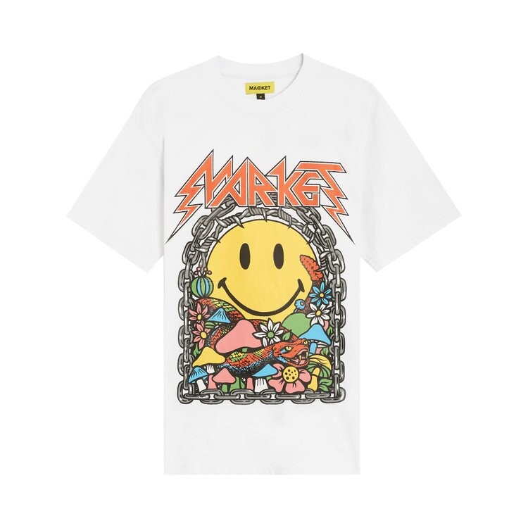 

Футболка Market Smiley Iron T-Shirt 'White', белый