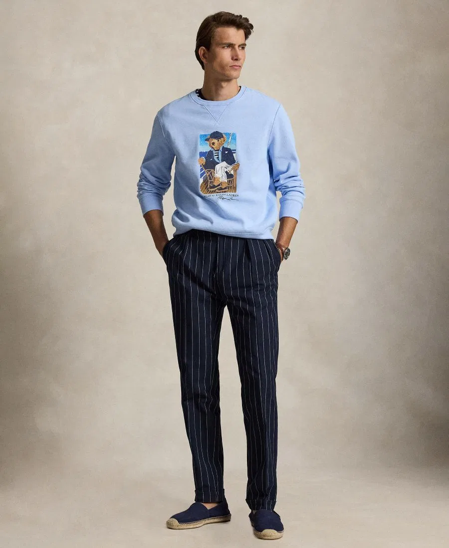 Свитшот с длинным рукавом Polo Ralph Lauren, Newport Bear/Office Blue — фото 2