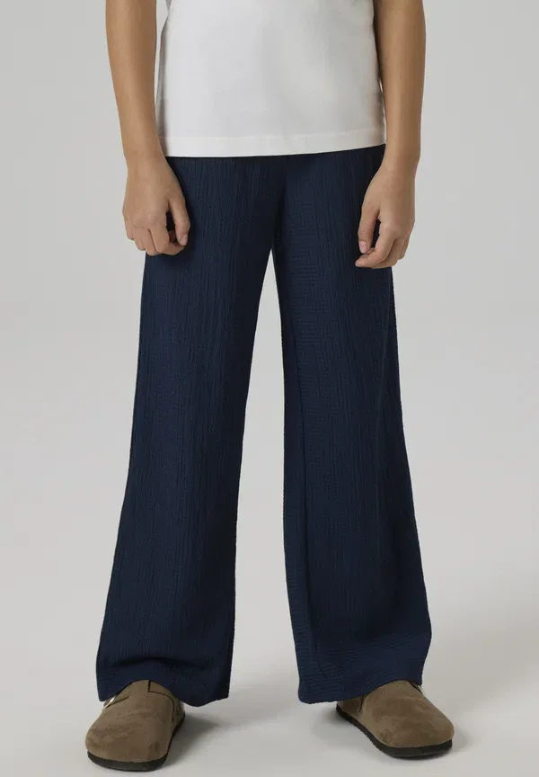 Брюки с эластичным поясом Nkffrimo wide pant Name It, темно-синий Blazer — фото 2