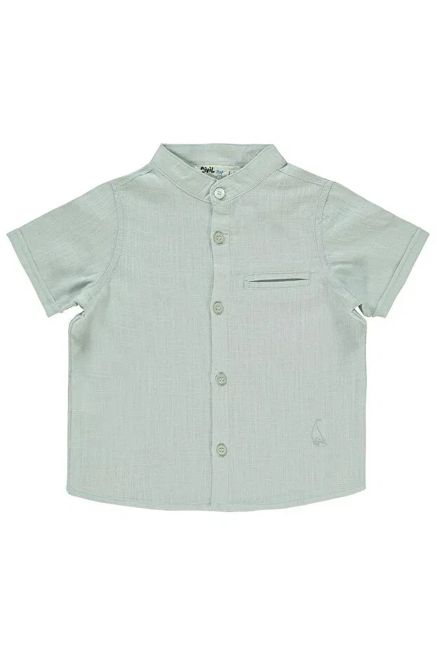 Детская рубашка для мальчиков с коротким рукавом Civil Boys, Light Gray