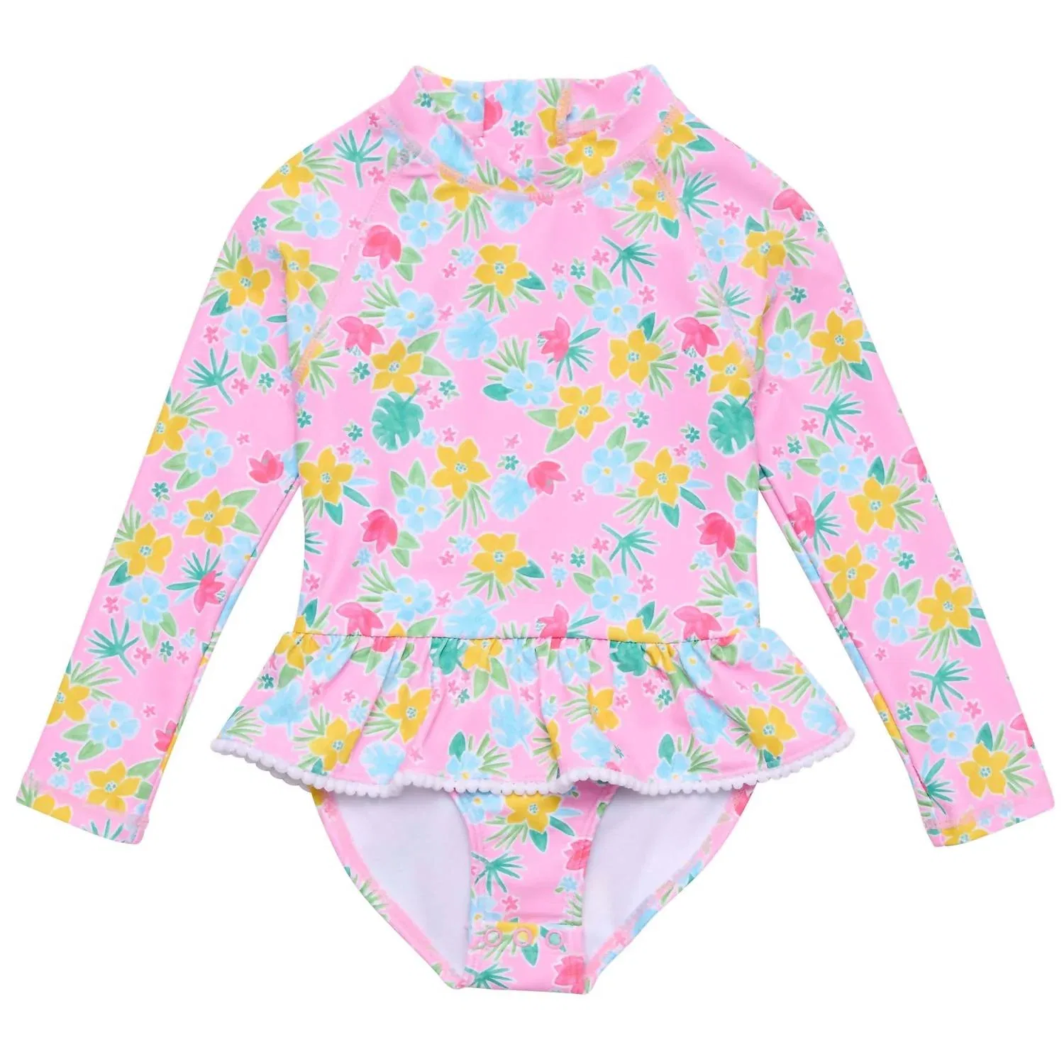 Детский купальник-слитный с юбкой Buttercup Bloom Skirt Surf Suit Snapper Rock, мультиколор — фото 2