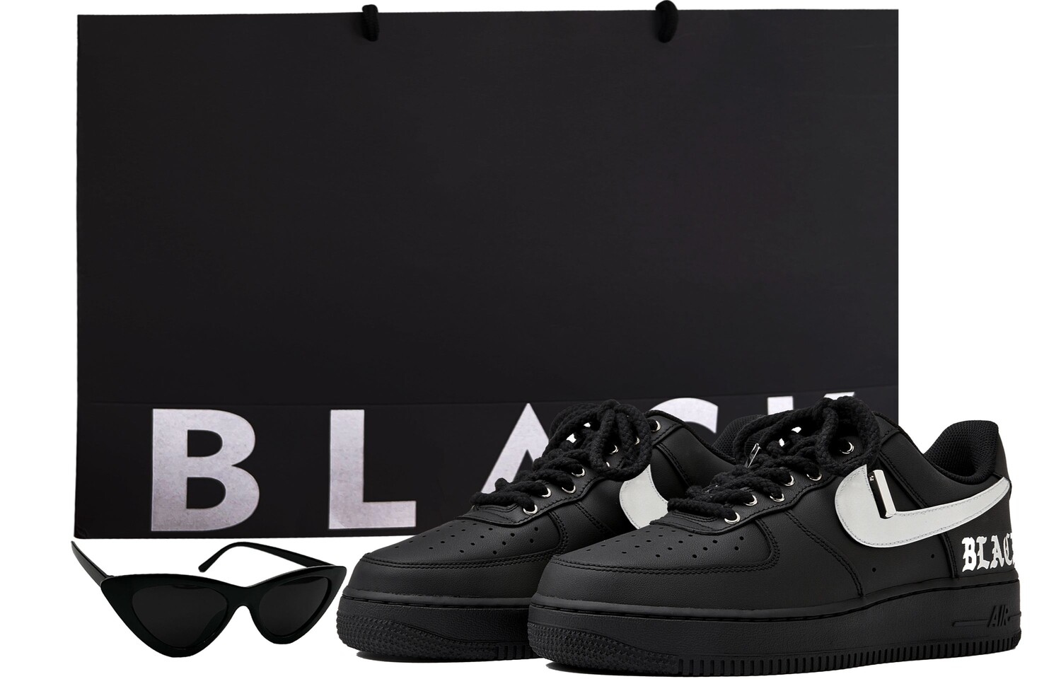 

Женские кроссовки для скейтбординга Nike Air Force 1, Black