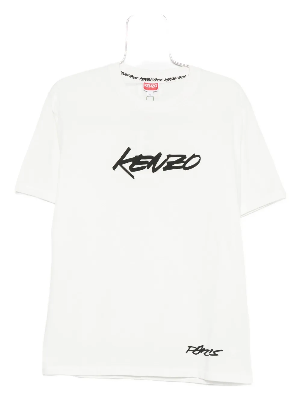 

Футболка из органического хлопка с логотипом KENZO, белый