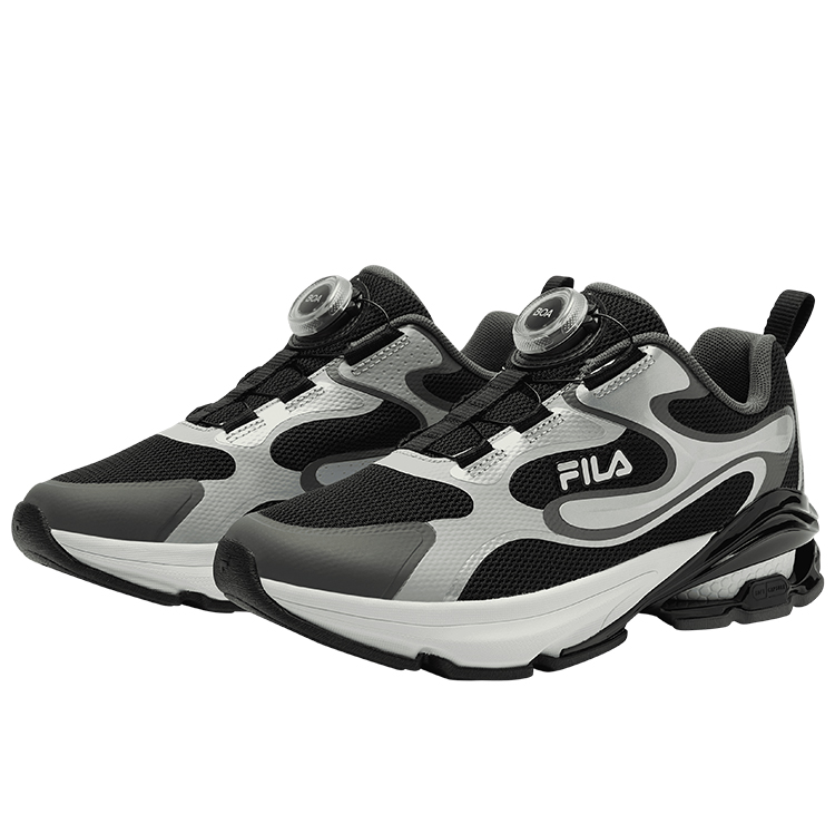 Детские кроссовки для бега FILA KIDS, черный/серый — фото 3