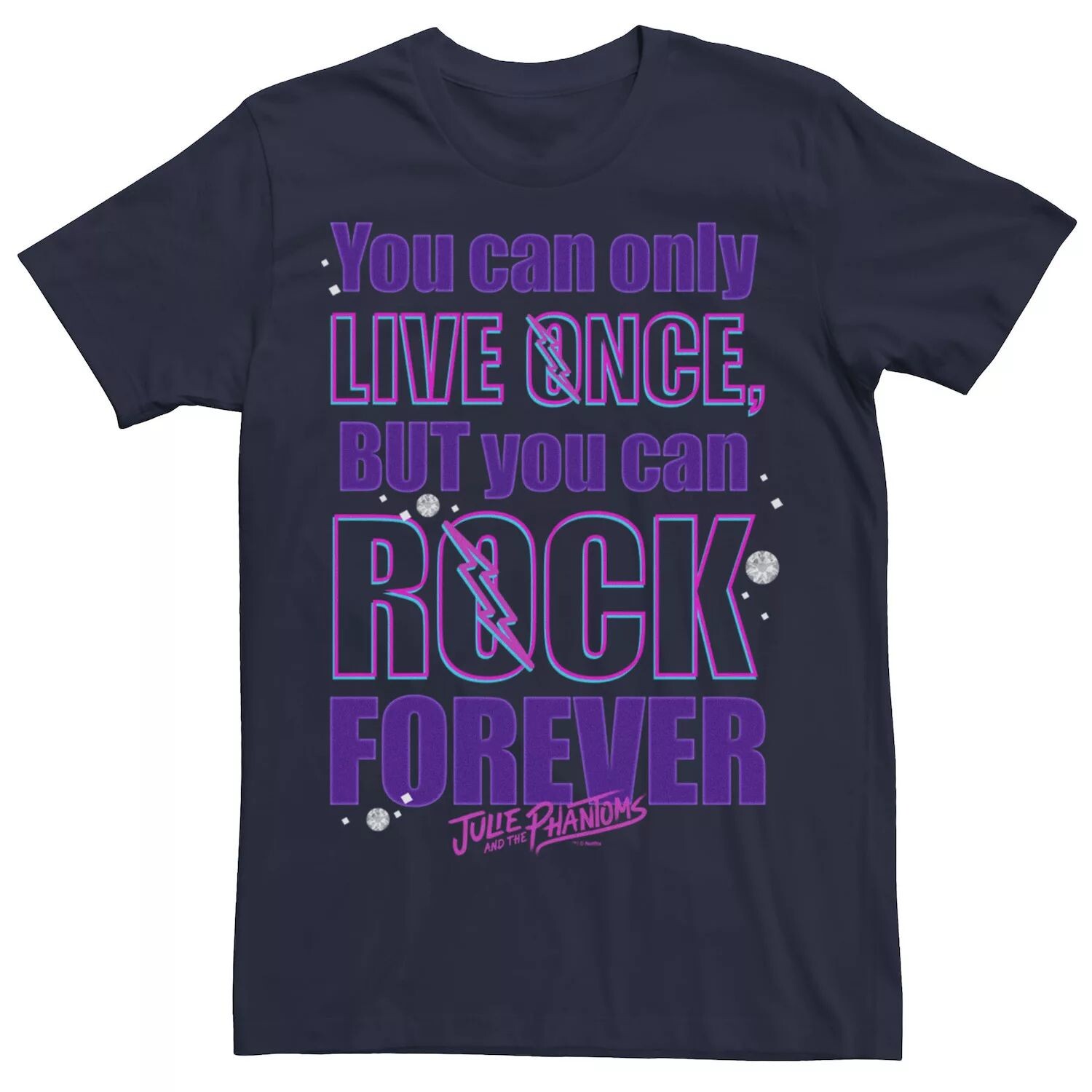 

Мужская футболка Julie And The Phantoms You Can Rock Forever Licensed Character