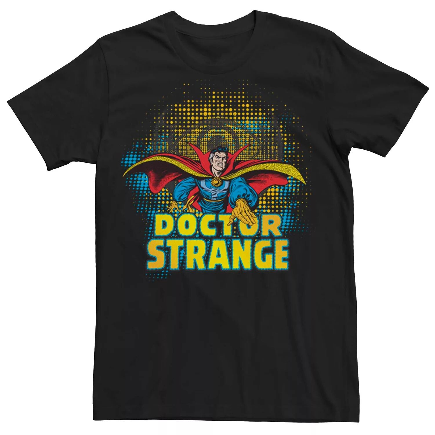 

Мужская футболка Marvel Retro Doctor Strange в горошек с портретом Licensed Character