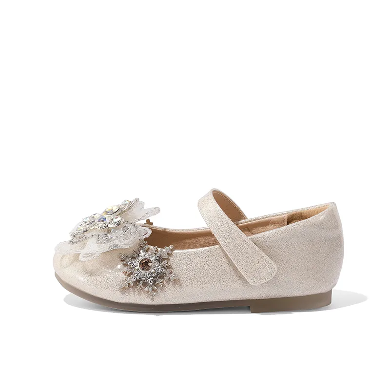 Детские кожаные туфли ABC DOUKIDS Low top ABCdoukids, Apricot